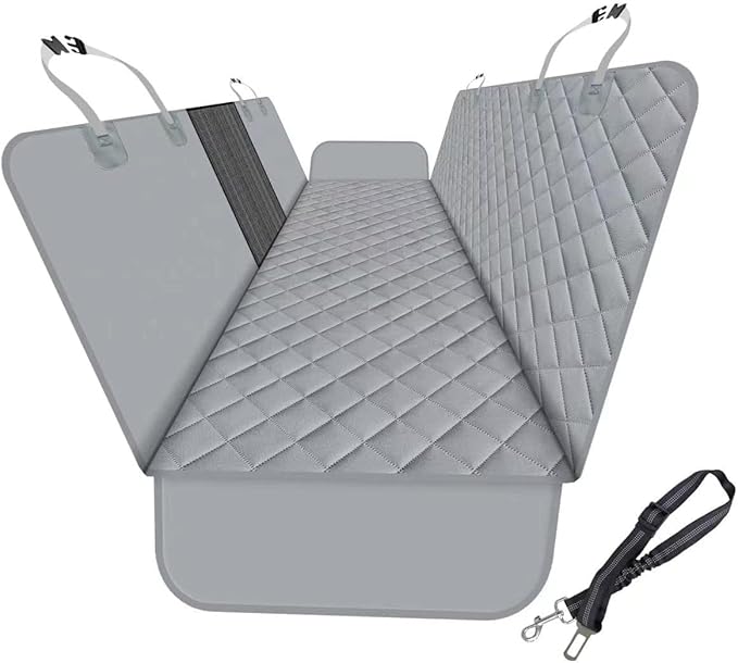 GXT Dog Back Seat Cover Protector for Cars SUV and Trucks with Mesh Window, Scratchproof Nonslip and Waterproof Material