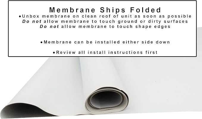 classAcustoms TPO Kit | 8.5ft Wide X 5ft Long | RV Rubber Roof Kit | RV Camper Trailer Rubber Roof Repair