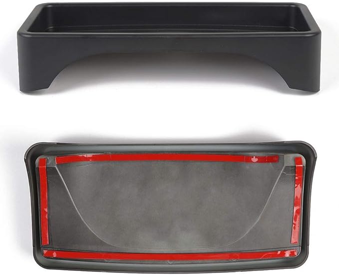 RT-TCZ JK Dashboard Storage Organizer Tray Phone Sunglasses Box Container for 2007-2010 Jeep Wrangler JK JKU Unlimited