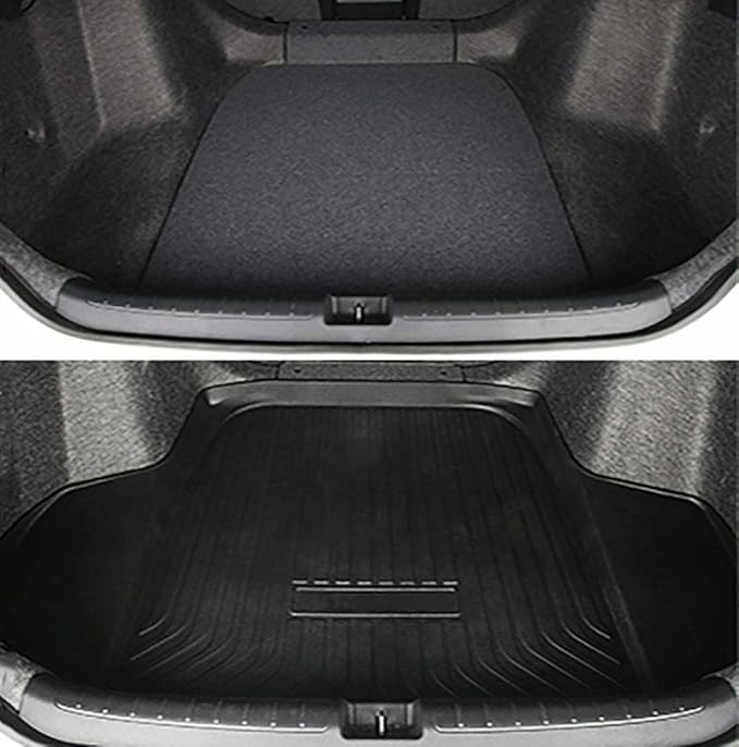 All Weather Rear Cargo Liners Trunk Tray Mats Protector Compatible with 2018-2025 Honda Accord Models, 3D Waterproof Durable Odorless Flexible TPO Accessories Custom Fit