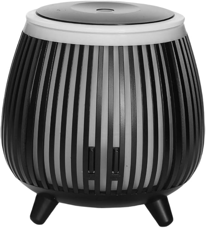 Essential Oil Diffuser Humidifier 140 mL with LED Mood Light,Quiet Aromatherapy Air Freshener for Bedroom,Office,Car or Travel,White