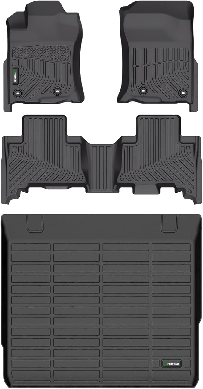 ANBINGO®Floor Mats Fit for Toyota 4Runner (5 Seats) 2013-2024 & Cargo Liner All Weather Mats for Toyota 4Runner TPE Car Mat Rugs for 4Runner Rubber Trunk Carpet for 2022 2023 4Runner Accessories