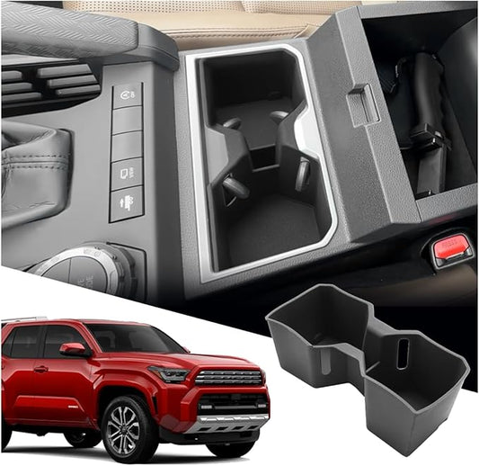 SXCY for 2025 2026 Toyota 4Runner Cup Holder Insert 2025 2026 4Runner Accessories TPE Cup Holder Limiter for 2026 Toyota 4Runner Console Drink Holder Adapter Non-Slip Drink Stopper Drink Stabilizer