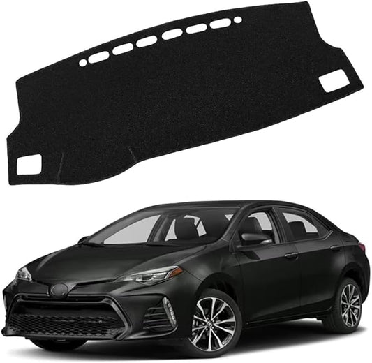 XITER Polyester Dashboard Cover Mat Carpet Dash Nonslip Sun Shade Mat Compatible For Toyota Corolla 2014 2015 2016 2017 2018