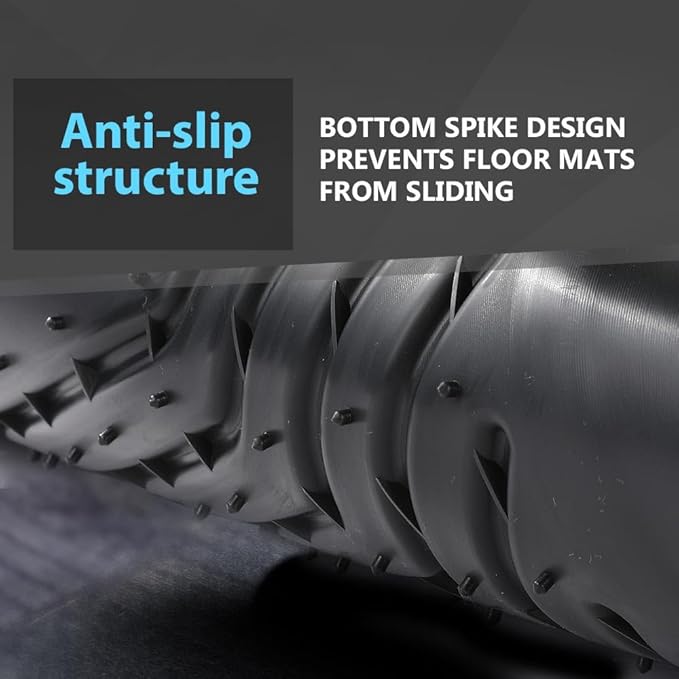 TPE Floor Mats Fit Ford Transit Connect 2014-2021, 1st Row Truck Accessories Cargo Liners All Weather Protection 2PCS