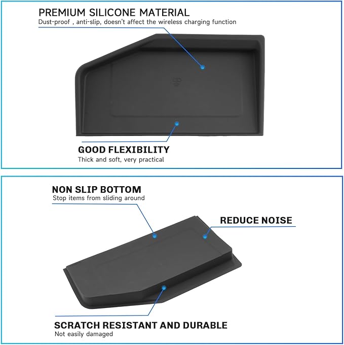 SXCY for 2024 2025 Lexus GX Accessories 2024 2025 GX550 Wireless Charging Protective Mats 2024 2025 GX Accessories Center Console Inserts Liner Anti-Slip Anti-Dust Waterproof Mats