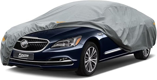 Kayme Heavy Duty Car Cover Custom Fit Buick Lacrosse Waterproof All Weather for Automobiles, Full Exterior Covers Sun Rain UV Protection.（Deliver About 3-10 Days）