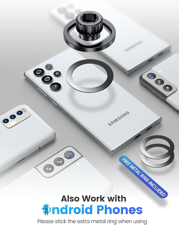 eSamcore Magnetic Phone Holder for Car, iPhone MagSafe Car Mount Strong Phone Magnet for Car Dashboard Cell Phone Holders for Your Car Fits Mag Safe iPhone 16/15/ 14/13 Pro Max Mini