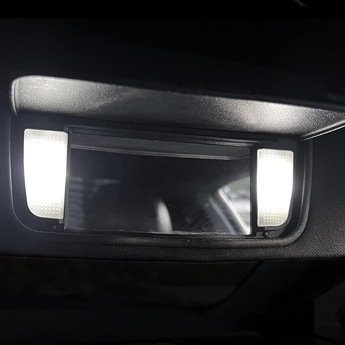 EASY EAGLE LED Interior Car Lights for Ford-Mustang-2015-2021: 8 Piece Kit White LED Light Bulbs - Super Bright 6000K + Install Tool