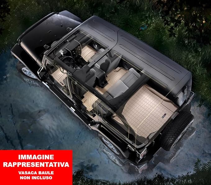 Weathertech Custom Fit FloorLiners for Honda CR-V, CR-V Hybrid, 1st & 2nd Row (461110-1-2), Grey