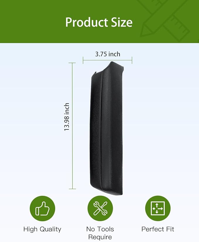 UMISHI Front Rgiht Passenger Side Inner Door Armrest Replacement for Ford F150 2015 2016 2017 2018 2019 2020 Replaces# FL3B 1504604 AA (Door Panels Armrest (Right))