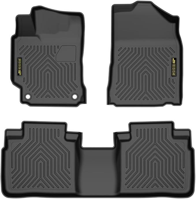 DOTCOM TPE Floor Mats Fit Toyota Camry 2015 2016 2017 Floor Liners, All Weather Custom Fit Full Cover Protection 1st & 2nd Row Floor Liners Cargo Liner Accessories,alfombras para carro 3PCS