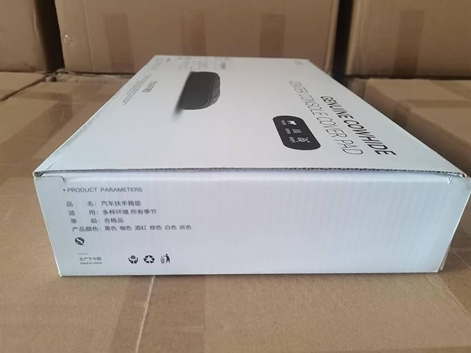 Truck Center Console Cover/pad Genuine Leather,Universal large Armrest mat, Adjust driving posture Cushion,Real cowhide,keep driving safety,f150 sierra titan silverdo tundra