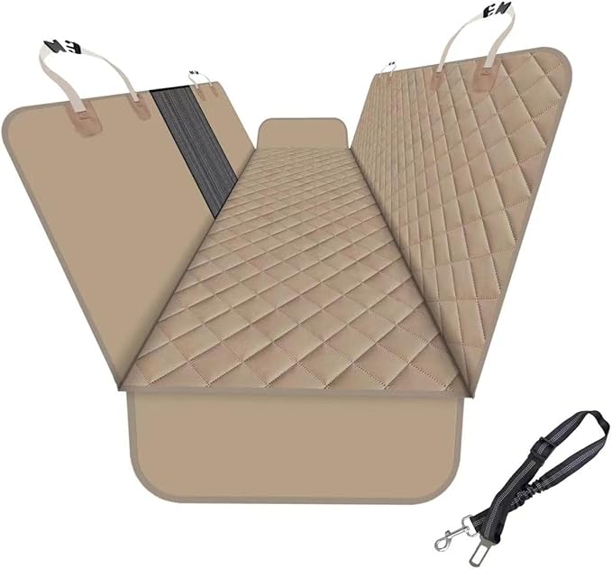 GXT Dog Back Seat Cover Protector for Cars SUV and Trucks with Mesh Window, Scratchproof Nonslip and Waterproof Material