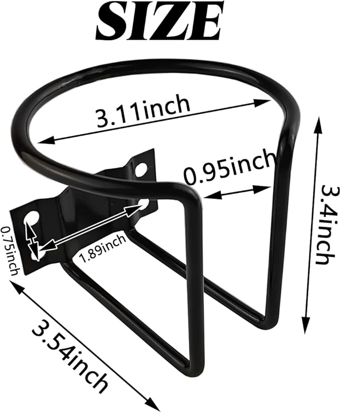 TIHOOD 8PCS Stainless Steel Boat Ring Cup Drink Holder Fit for Boat Yacht Truck Car Apartment RV