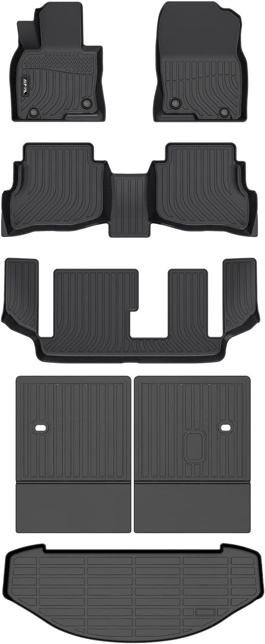 AIPOIL®TPE Floor mats Custom for 2016-2023 CX9 (for 7 Seats) | All-Weather | Easy to Clean | All-Round Protection丨Full Set Automobile mats Accessories.