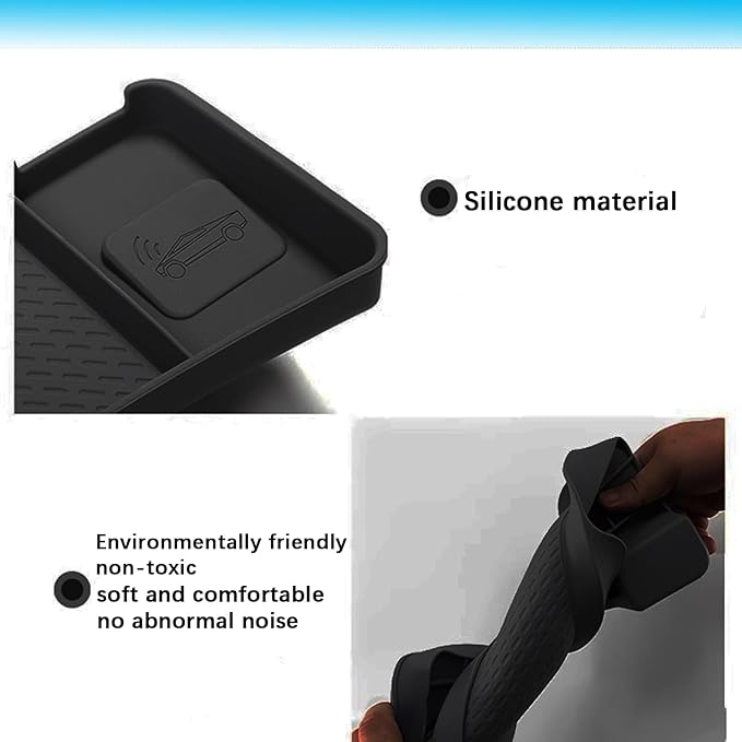 yhcdsea for 2024-2025 Tesla Model 3 Highland and 2025 Tesla Model Y Center Console Organizer Behind Screen Storage Box Dashboard Hidden Tray Interior Accessories(Model 3 Highland/Model Y Juniper)