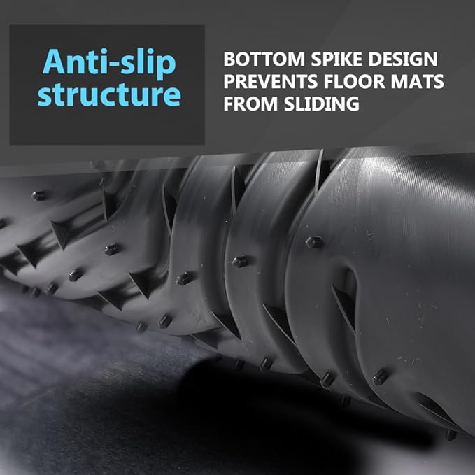 TPE Floor Mats Fit Chevy Silverado/GMC Sierra 1500 2014-2018 & 2500HD 3500HD 2015-2019 3PCS Crew Cab Truck Accessories Cargo Liners All Weather Protection Alfombra para Auto/Forro para Maletero