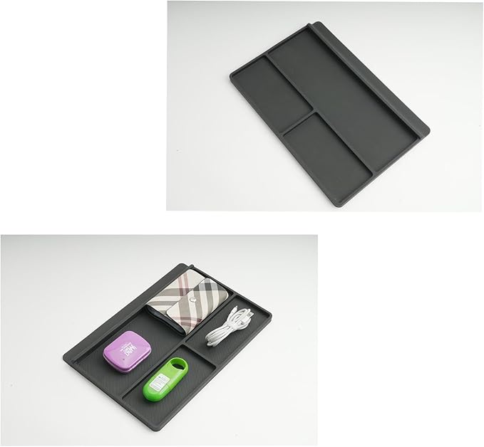 SXCY for 2025 Toyota Sienna Accessories 2021-2025 Sienna Armrest Protective Mats [Not for Cool Box] 2024 2025 Sienna Accessories Center Console Inserts Liner Anti-Slip Anti-Dust Waterproof Mats