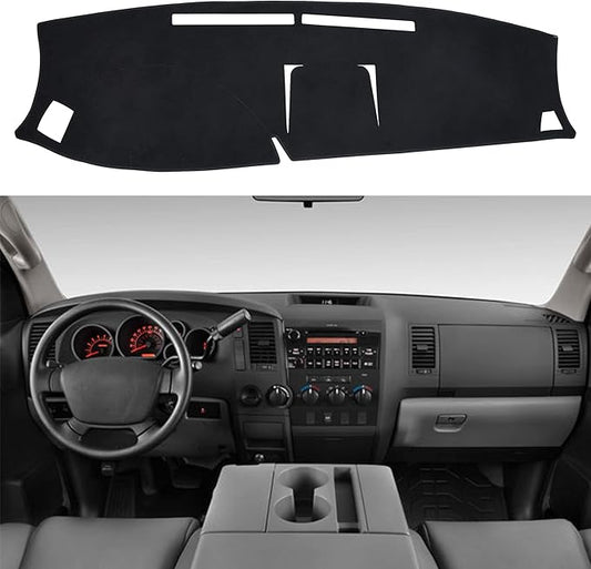 SPEEDWOW Dashboard Dash Board Cover Mat Carpet Compatible with Toyota Tundra 2007-2013