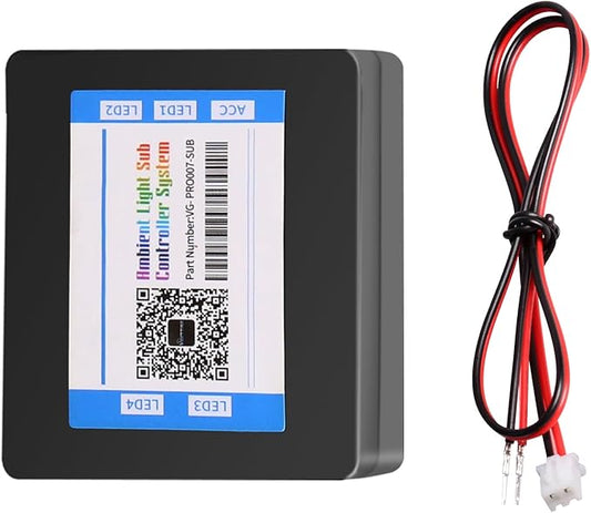 Dreamcolor Acrylic Interior Car LED Strip Light Sub-Control Module, which fit for Dreamcolor Main Controller Connects kit (not Including), Not fit dreamcolor 1 Lights
