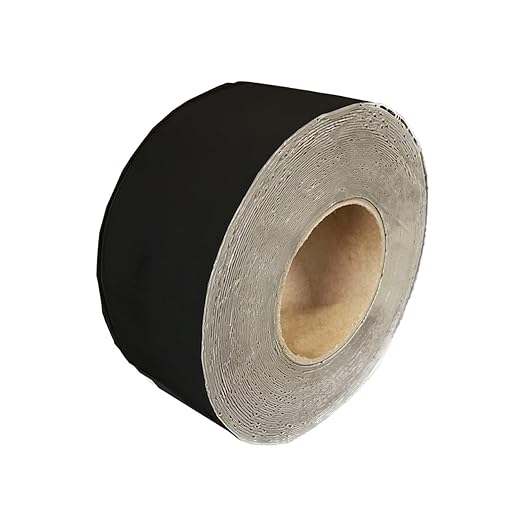 RV Roof Tape, 3" x 50' Black, RV Sealant Tape for Camper Roof Repair, Trailer Roof Sealant, Stop Camper Roof Leaks, UV-Resistant - Eternabond Equivalent (3" x 50', Black)