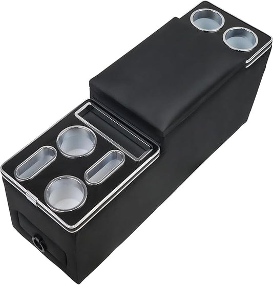 Universal Center Console Organizer Compatible with Jeep CJ-5 1976-1983, CJ-7 1976-1986, Wrangler YJ 1987-1995