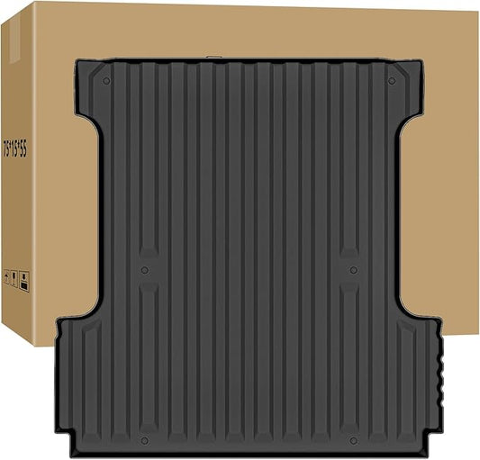 Truck Bed Mat for Ford F-150 2015-2025 (5.5ft,67.1in) (Including F-150 Lightning 2022-2024) - All Weather TPE Protector-Black