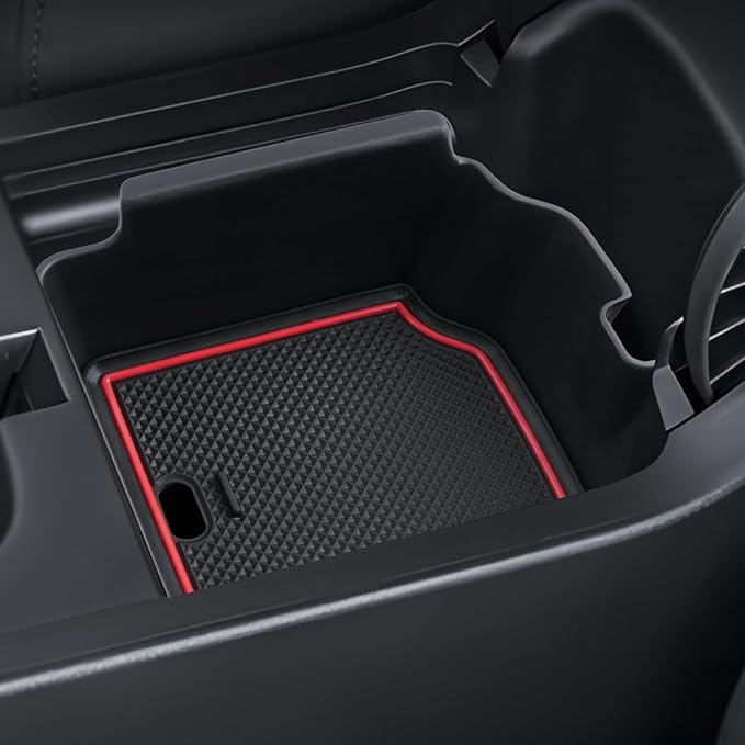 for Acura Integra Center Console Organizer 2023 2024 2025 Acura Integra Accessories Armrest Tray Middle Storage Box Insert Container Durable ABS Plastic