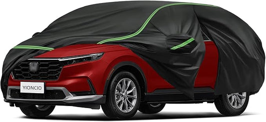 Car Cover fits Honda CR-V 2007-2025, SUV Size, 6 Layers Waterproof All Weather Protection, Sun UV Rain Snow Resistant with Windproof Straps & Reflective Design