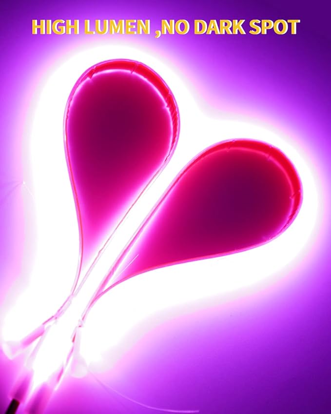 YM E-Bright Led Strip Lights for Cars Boat Motorcycle Golf Cart Interior Exterior Underwater Marine Lighting Waterproof IP68 12inch 36smd 12v,Pink(Pack of 4)