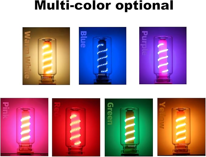 Touch Control Retro USB Night Light, Touch Adjustment Lights,Plug in USB Auto Night Light, Mini LED Bulb for Car, Camping, Gift, Party, Holiday Decoration, Bedroom, Desktop (Blue, 903)