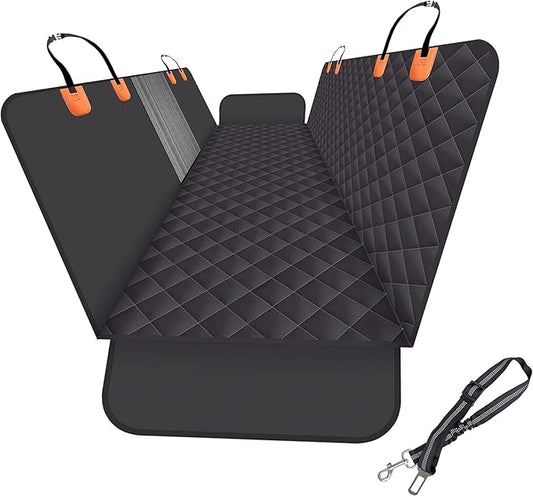 GXT Dog Back Seat Cover Protector for Cars SUV and Trucks with Mesh Window, Scratchproof Nonslip and Waterproof Material