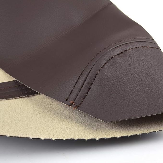 PIT66 Armrest Lid Cover, Compatible with Ford F150 Platinum Edition Crew-Cab, 3.5L, 5.0L, 6.2L 2009-2012 Center Console Armrest Top Lid Leather