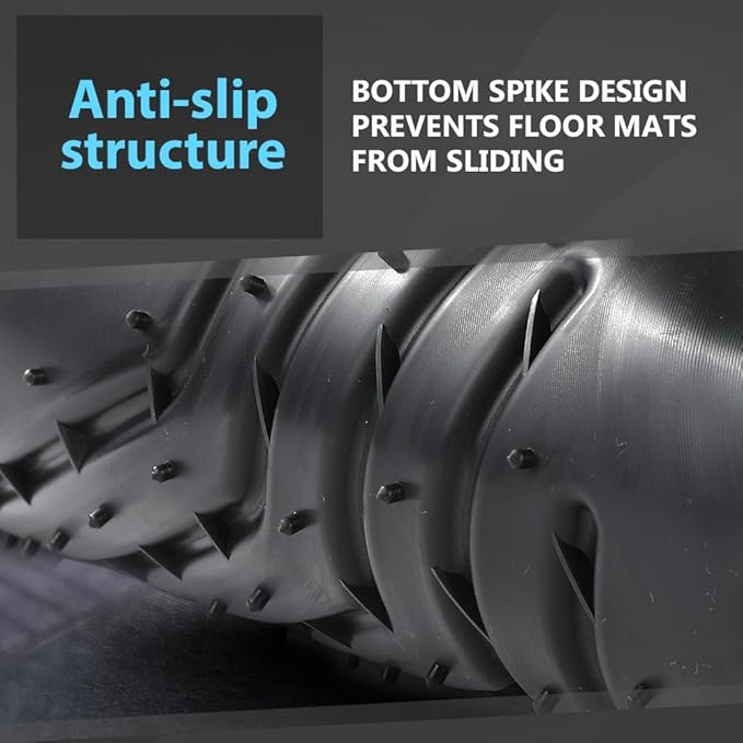 Floor Mats Compatible with Chrysler Pacifica 7 & 8 Passenger 2017-2025 (Not Fit Hybrid Model) 4PCS TPE Cargo Liners All Weather Protection Accessories