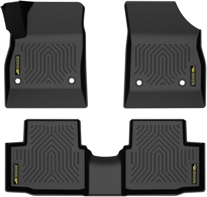 DOTCOM TPE Floor Mats Fit Chevy Cruze 2017, All Weather Custom Fit Full Cover Protection 1st & 2nd Row Truck Mats Cargo Liner Accessories,alfombras para carro 3PCS