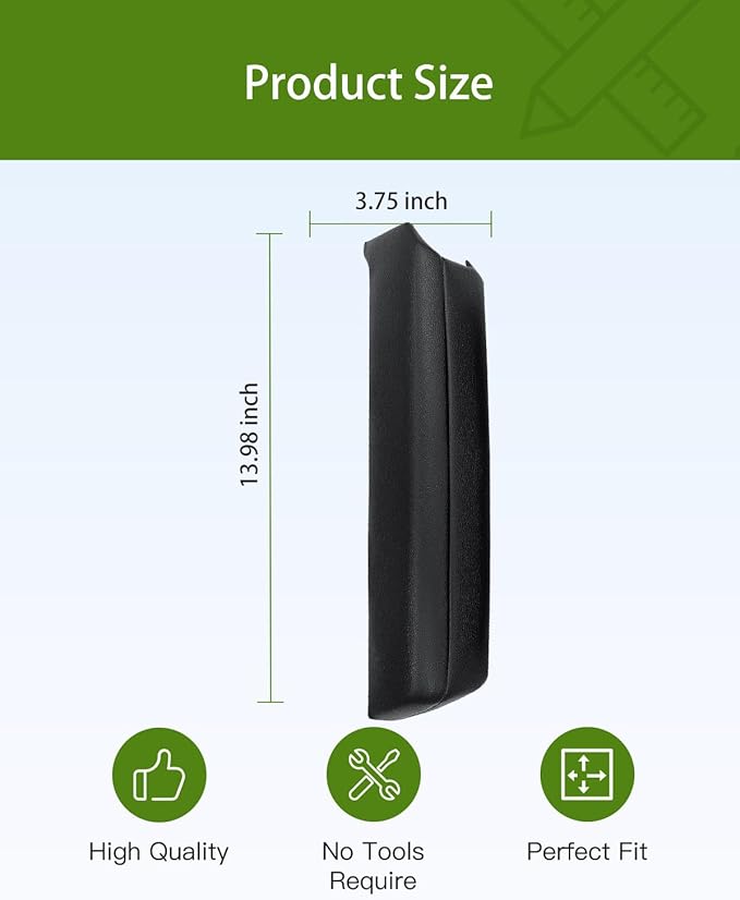 UMISHI Front Left Driver & Rgiht Passenger Side Inner Door Armrest Replacement for Ford F150 2015 2016 2017 2018 2019 2020 Replaces# FL3B 1504604 AA (Door Panels Armrest (Left&Right))