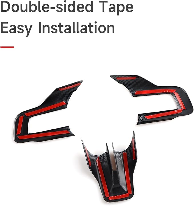 Youtaiche ABS Carbon Fiber Cover Trim Decoration for Ford Mustang 2015 2016 2017 2018 2019 2020 2021 2022 2023 Shelby GT350 2015-2020 GT500 2020-2022 Car Interior Accessories Sticker