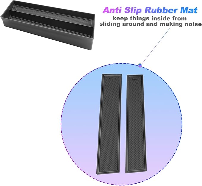 SXCY for 2025 Chevrolet Equinox Center Console Organizer for Chevy Equinox 2025 Accessories Dashboard Tray for Equinox 2025 Accessories 2025 Equinox Screen Back Organizer [Only for Equinox Gas!!]