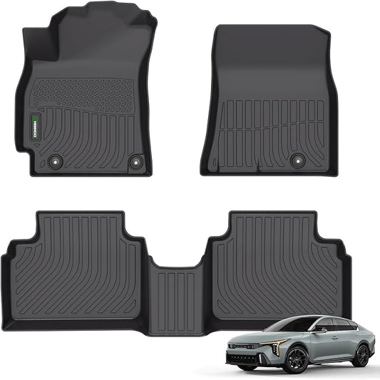 ANBINGO®Fit for Kia K4 Floor Mats 2025-2026 All Weather Mat for K4 TPE Car Mat Rugs for K4 Kia Rubber Trunk Carpet for K4 Automotive Accessories