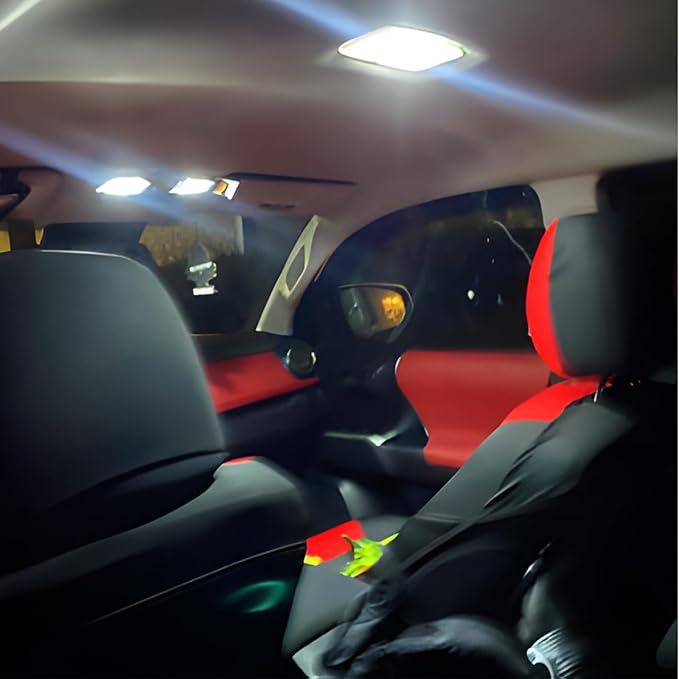 EASY EAGLE Super Bright LED Car Interior Lights, 6000k White Bulbs Kit for 2007-2019 2020 2021 Toyota Tundra with Install Tool（18 pcs）