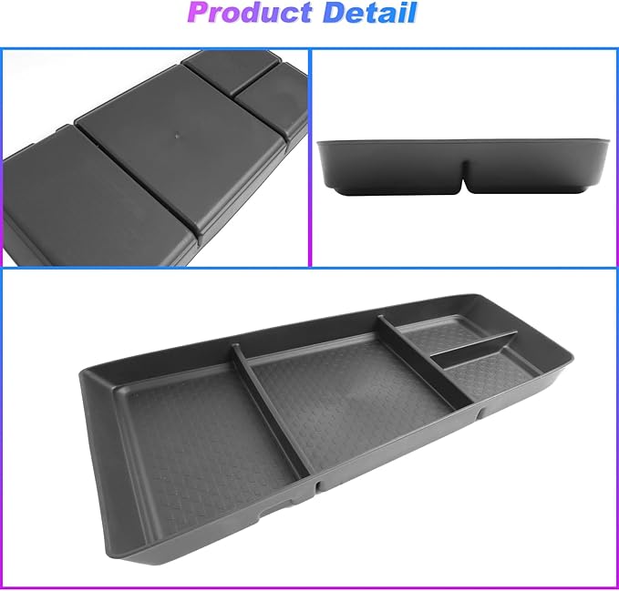 SXCY for 2025 2026 Chevrolet Equinox Center Console Organizer 2025 2026 Chevy Equinox Under Console Organizer Tray Equinox 2025 2026 Accessories Center Console Tray