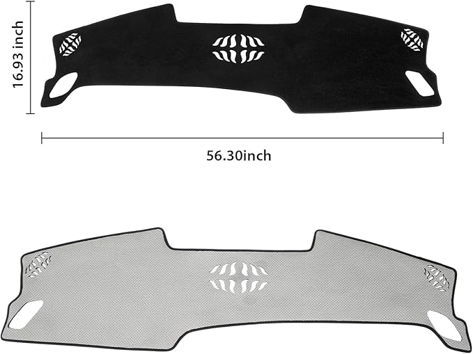 KUST Car Dash Cover for Hyundai Sonata 2024 2025 2026 (Only fits for 12.3-inch Touchscreen) Polyester Dashboard Cover Non-Slip Interior Accessories for Sonata Custom Fit Dash Mat No Glare Black