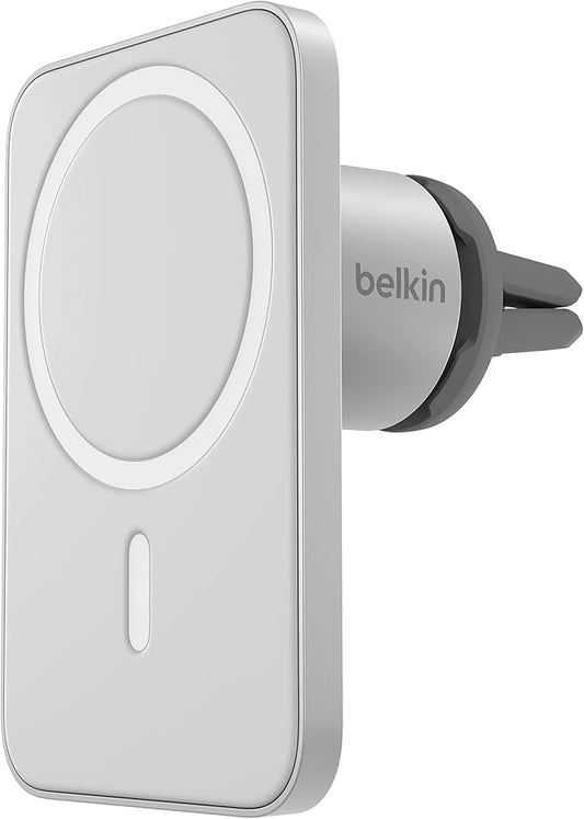 Belkin MagSafe Vent Mount Pro - MagSafe Compatible Phone Mount for Car - Wireless Magnetic Phone Holder Mount for iPhone 17, iPhone 16, 15, Pixel 10, & More - Car Accessories (Certified Refurbished)