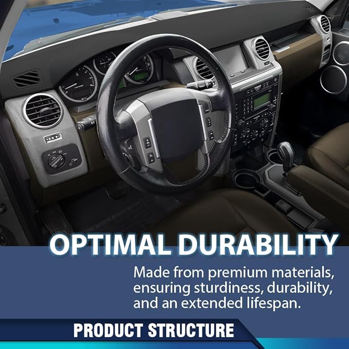 PIT66 Dash Bezel Cover Panel Compatible with 2005-2008 LR3 SE HSE/2005-2009 Range Rover Sport Supercharged/HSE Dashboard 13-508LL