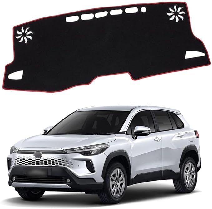 XITER Polyester Dashboard Cover Mat Carpet Dash Nonslip Sun Shade Mat Compatible For Toyota Corolla CROSS 2022 2023 2024 2025