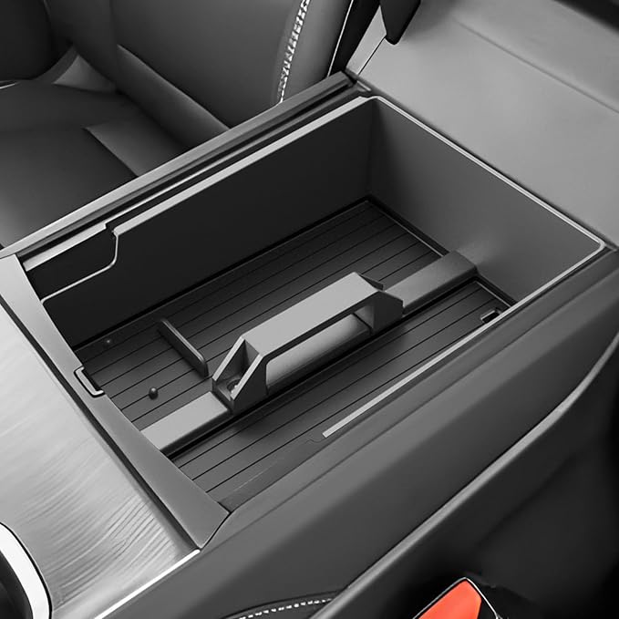 SKTU for 2024 2025 2026 GMC Acadia Center Console Organizer for 2024 2025 2026 GMC Acadia (Elevation/AT4/Denali) Console Tray 2024 2025 2026 Acadia Accessories with Sunglasses Holder