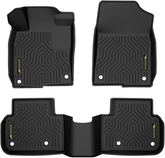 DOTCOM TPE Floor Mats Compatible with Honda Civic 2022-2025/Acura Integra 2023-2025, for Rear Seats W/O USB Ports, All Weather Full Cover Protection 1st & 2nd Row,alfombras para carro 3PCS