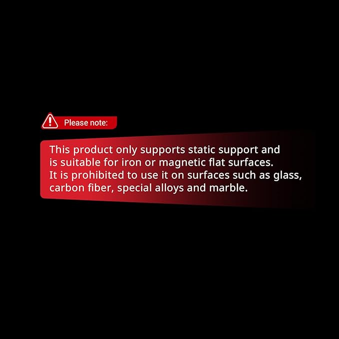 SMALLRIG Magnetic Phone Holder for Gym, Alloy Base with 360° Ball Head, Universal Phone Clamp Mount Suitable for iPhone 17/16/15/14/13/12 Series & Android Phones, Attach to Metal Surfaces-5582