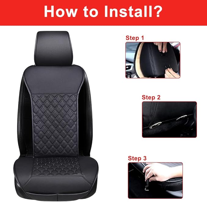 Universal Seat Cushion, Comfortable Seat Cover with Full Back Support in Winter